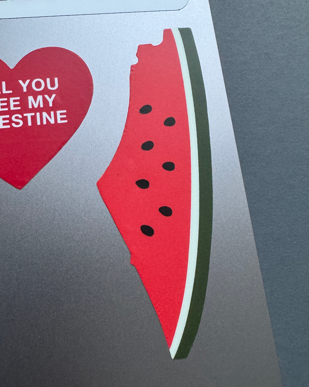 Palestine Watermelon Map Sticker