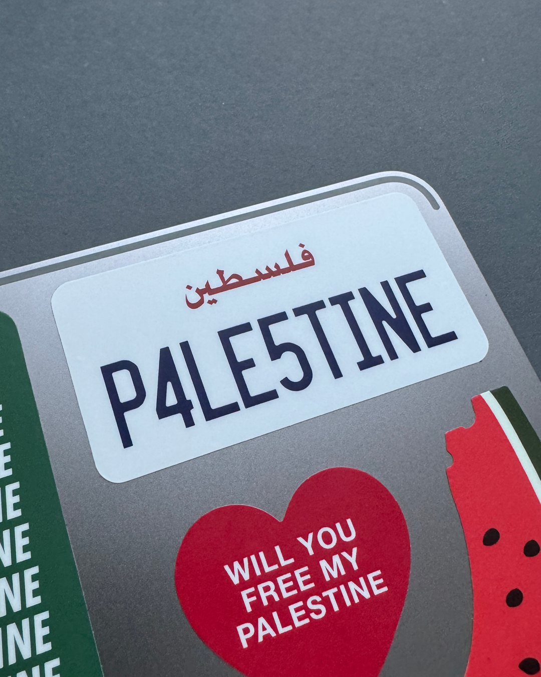 License Plate Sticker